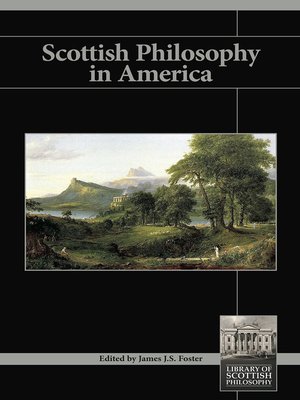 cover image of Scottish Philosophy in America